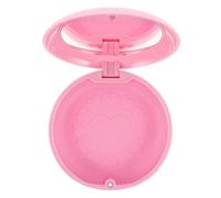 SHOWERORO Caja para Férula Dental Portátil con Espejo Funda Protectora Polvo Diseño Compacto y Ligero para Guardar Retenedores y Pequeños Accesorios de Viaje Almacenamiento Transparente y