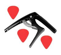 SHOWERORO Cejilla Para Guitarra Clásica Abrazadera Para Guitarra Con Púas Clip De Afinación Multifuncional Transposición Diseño Portátil Color Aleatorio