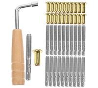 SHOWERORO Clavos Para Clavija De Arpa De Lira Herramienta De Afinación Accesorio Profesional Para Lira Llave De Afinación Remaches