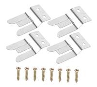 SHOWERORO Clips Para Colgar Micrófonos Ft1807/ft7900/ft8800/ft1907/ft8900 Paquete De 4 Soportes Para Micrófonos De Metal Livianos Y Portátiles