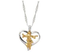 SHOWERORO Collar Colgante Barroco de Aleación Jesús Orando, Cadena para Clavícula Xl2299 en Tono Metálico, Joyería Religiosa para Mujer, Obsequio para Bodas y Uso Diario