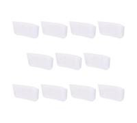 SHOWERORO Comedero de Plástico para Palomas 10 Piezas, Caja Grande Fondo Redondo, Tolva Profunda para Alimentación de Aves Pequeñas, Suministros de Alimentación para Pájaros,