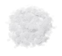 SHOWERORO Confeti para Decoración de Bodas y Fiestas 50g de Papel Blanco de 1cm Efecto Festivo y Forma Delicada Adecuado para Globos y Celebraciones