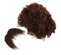 SHOWERORO Conjunto de Peluca Y Barba de Pirata Suave Accesorios de Cosplay para Adultos Suministros Decorativos para Fiestas