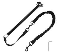 SHOWERORO Correa para Perro Resistente de Tela Oxford y Aleación para Pasear y Hacer Jogging Soporte para Bicicleta para Perros Pequeños y Medianos