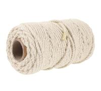 SHOWERORO Cuerda de Sisal Color Natural de 4 Mm X 50 M para Rascador de Gatos, Cuerda Cortable y Resistente para Accesorios y Recambio de Poste Rascador, Material DIY para Reparaciones
