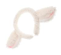 SHOWERORO Diadema de Felpa con Orejas de Cordero Diseño de Dibujos Animados Adorable Accesorio de Cabeza para Niñas y Mujeres Cómoda para Disfraces y Actuaciones