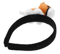 SHOWERORO Diadema de Peluche Forma de Caballo para Mujer Accesorio para Disfraces de Cosplay y Fiestas Temáticas Diadema China Adorable para Año Chino Halloween y Navidad