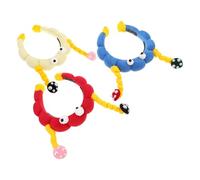 SHOWERORO Diadema Divertida para Spa 3 Piezas Dibujos Animados de Seta Diadema de Maquillaje para Mujeres y Niñas Ligera y Suave para Cuidado Facial y Lavado de Cara