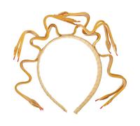 SHOWERORO Diadema Medusa Serpiente Plástica Decorativa para Cosplay Carnaval Fiesta Halloween Unisex Ligera y Cómoda