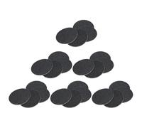 SHOWERORO Disco Lijador Duradero de Carburo Negro para Raspador de Pedicura Diseño Ergonómico, Exfoliación para Eliminar Durezas y Callos en Pies, 120 Piezas
