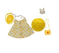 SHOWERORO Disfraz de Conejo para Mascotas M Ropa para Conejos Pequeños Conjunto Cómodo y Transpirable para Salir Accesorios para Fotos y Paseo Ropa para Disfrazar Conejitos y Gatos