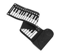 SHOWERORO Electrónico Portátil De 49 Teclas Piano Plegable Abs Enrollado a Mano Con Bocina 8 De Batería Grabación y Reproducción Control De Volumen y Ritmo