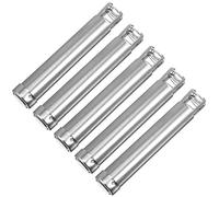 SHOWERORO Empujador Automático de Acero Inoxidable para Conos de Moxa 5 Piezas Soporte para Quemador de Moxa Tanque de Calor para Rigidez Muscular Caja de Moxibustión Portátil