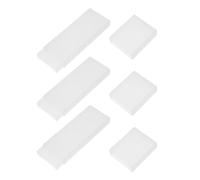 SHOWERORO Estuche Organizador Blanco para Raspadores de Lengua de Viaje Caja de Almacenamiento de Plástico Resistente Soporte Compacto para 3 Piezas Fácil de Limpiar y Transportar