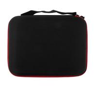 SHOWERORO Estuche para de péptidos: Estuche de 30 compartimentos con cremallera roja y esponjas - Organizador de insulina para refrigerador - Soporte protector para de 10 ml a prueba de golpes