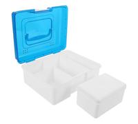 SHOWERORO Estuche para Sangre Portátil Múltiples Compartimentos para Organizador de Suministros para Diabéticos para Uso Diario la Oficina o Vacaciones