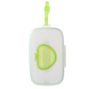 SHOWERORO Estuche Portátil para Toallitas Húmedas de Ñiño Color Verde, Material Pp, Fácil de Abrir, Adecuado para Bolsas de Compras y Vehículos Infantiles