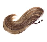 SHOWERORO Extensión de Cabello Ondulado Corta Pinza para Coleta Postizo Sintético Rizado para Mujer Accesorios de Peluquería para Uso Diario Natural y Cómodo 1 Pieza