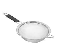 SHOWERORO Filtro Deformación Orificio de Plástico Resistente Colgar y Colador de Acero Inoxidable con Mango Oxidación Cocina Adecuado para Cocina y Té