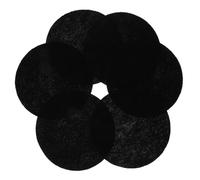 SHOWERORO Filtros de Carbón Activado para Peceras y Compost de Cocina, 6 Unidades, Almohadillas Absorbentes para Neutralizador de Olores, Esponja Filtro Acuario, Accesorio para Cubos