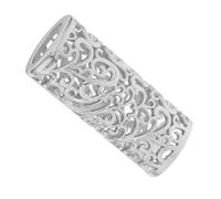 SHOWERORO Funda Metálica Hueca para Encendedor Compatible con BIC J6, Protección Resistente para Viajes y Uso Diario, Estuche Compacto y Ligero en Color Plateado