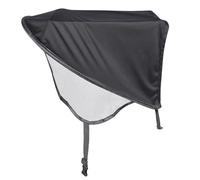 SHOWERORO Funda para Cochecito de Ñiño Negra Parasol Portátil y Protector Solar UV Toldo Extensible y Resistente al Viento para Uso Exterior Accesorio para Cochecitos