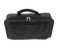 SHOWERORO Funda Rígida para Pedalera de Efectos de Guitarra Eléctrica Estuche Portátil de Almacenamiento y Transporte Protección contra Vibraciones Color Gris Tamaño Compacto