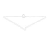 SHOWERORO Gargantilla de Flores de Encaje Blanco Diseño Vintage Francés, Suave y Cómoda, como Accesorio Cabello en Bodas y Eventos