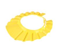 SHOWERORO Gorro de Ducha para Amarillo de Eva, Protector de Champú que Mantiene la Cara Libre de Cabello y Protege los Ojos Baño