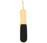 SHOWERORO Herramienta Profesional Removedor de Callos y Durezas de Doble Cara Lima para Pies Mango de Madera Cuidado y Exfoliación Pies