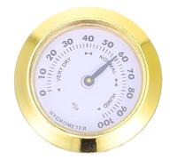 SHOWERORO Higrómetro Pequeño Redondo Portátil Medidor Humedad Interior Compacto Resistente para Hogar Oficina Escuela con Diseño Fácil Lectura y Alta Durabilidad