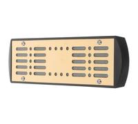 SHOWERORO Humidificador Metálico Dorado para Cigarros Pequeño y Portátil Esponja Absorbente y ABS Accesorio para Humidor Que Mantiene la Humedad Adecuada para Conservar el Sabor y