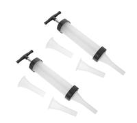 SHOWERORO Juego de 2 Embutidoras Manuales para Hacer Salchichas Control Preciso y Material Plástico, Herramienta Reutilizable Adecuada para Uso Doméstico la Cocina
