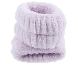 SHOWERORO Juego de 2 Pulseras de Franela Redondas Cómodas y Absorbentes para Lavado Facial, Ligeras y Prácticas para Uso Diario en Baño