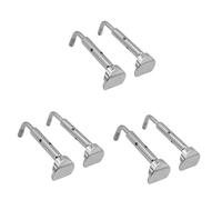 SHOWERORO Juego de 3 Tornillos para Barbilla de Violín de Latón con Acabado Galvanizado Ideal para Instrumentos de Ayuda (2 Unidades X 3)