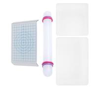 SHOWERORO Juego de Herramientas Tablero en Forma Rodillos Ligeros para Esculpir Arcilla Acrílica sin Rebabas para Manualidades DIY
