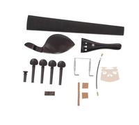 SHOWERORO Kit De Accesorios Para Violín Resistentes y Duraderos Accesorios De Ébano