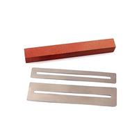 SHOWERORO Kit De Pulido y Lijado Para Trastes Barra Niveladora Protector De Diapasón Piedra De Limpieza Para Luthiers y Guitarristas