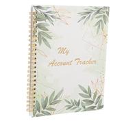 SHOWERORO Libro de Contabilidad Financiero Cuaderno de Situación Financiera Tamaño Único Diseño Hojas de Registro para Control de Cheques y Gestión de Gastos Personal y Empresarial