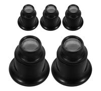 SHOWERORO Lupa de Joyero Diadema Ajustable 20X Juego de 5 Piezas para Reparación de Relojes y Joyería Gafas para Inspección de Movimiento Herramienta Profesional para Aficionados