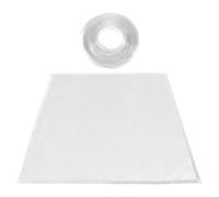 SHOWERORO Malla Mosquitera Autoadhesiva Para Ventana Red Invisible De Fibra De Resistente Al Fuego Cortina De Malla Blanca Ecológica Para Protección Práctica Y Duradera