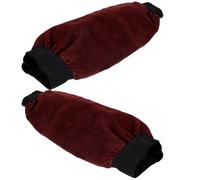 SHOWERORO Mangas de Protección para Brazos de Soldadura Unisex Resistentes al Calor y Altas Temperaturas con Banda Elástica Protección Térmica y Antiespuma para Trabajos Industriales y