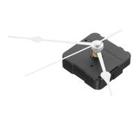 SHOWERORO Mecanismo de Reloj de Repuesto Manecillas Plateadas Motor a Pilas de Movimiento Inverso Kit para Reloj de Pared DIY Mecanismo Silencioso y Eje Largo Uso Creativo y Funcional