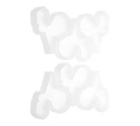 SHOWERORO Moldes de silicona 2pcs para hacer piruletas de chocolate y queso con diseño creativo para repostería y celebraciones