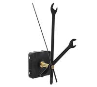 SHOWERORO Movimiento de Reloj de Pared Silencioso Eje Manecillas Negras, Motor de Cuarzo para Bricolaje, Kit de Repuesto para Reparación y Montaje en Hogar, Oficina y Escuela