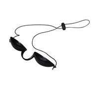 SHOWERORO Ocular para Tratamientos Estéticos de Seguridad con Uv y Luz LED Parche Ocular Negro Cómodo y Duradero para Uso Diario