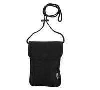 SHOWERORO Organizador de Documentos de Viaje Multifuncional Negro con Bloqueo RFID Funda para Pasaporte y Teléfono Bolsa para Viajes Internacionales y Controles de Seguridad