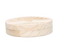 SHOWERORO Organizador de Madera para Recuerdos de Bebés Caja para La Recolección de para El Cordón Umbilical del Primer Diente del Feto