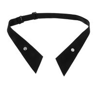 SHOWERORO Pajarita Cruzada Ajustable para Uniforme Escolar de Niñas, Lazo Azul Marino de Poliéster, Accesorio de Disfraz para Cosplay y Blusas, Complemento Versátil para Colegio